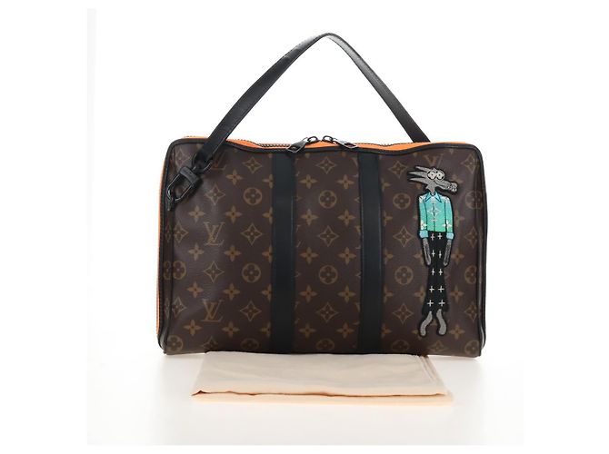 LOUIS VUITTON Monogram LV Friends Keepall Pouch Hand Bag M80130 LV - vista 12