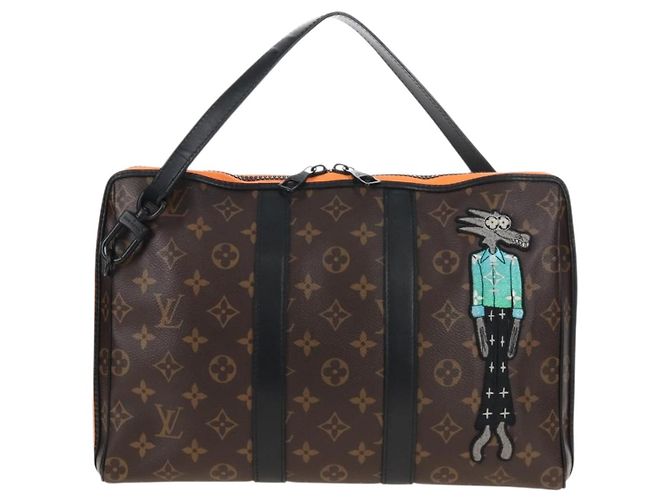 LOUIS VUITTON Monogram LV Friends Keepall Pouch Hand Bag M80130 LV - vista 13