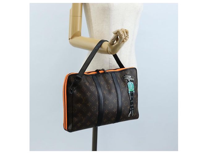 LOUIS VUITTON Monogram LV Friends Keepall Pouch Hand Bag M80130 LV - vista 29