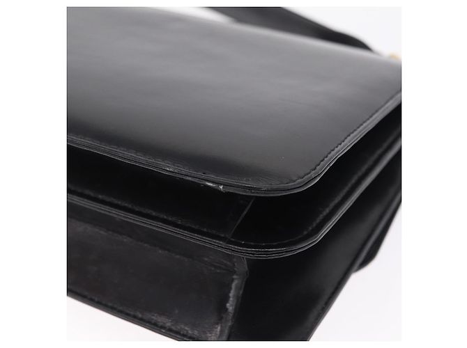 GUCCI Sac à épaule Interlocking Cuir Noir Or - vue 13