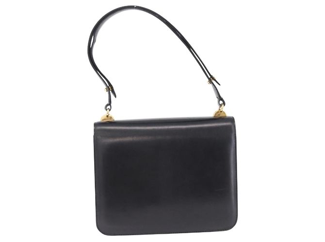 GUCCI Sac à épaule Interlocking Cuir Noir Or - vue 3