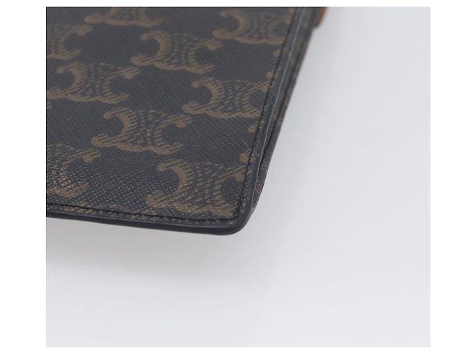 Céline CELINE Macadam Canvas Triomphe Vertical Mobile Pouch PVC Brown Gold - Ansicht 12