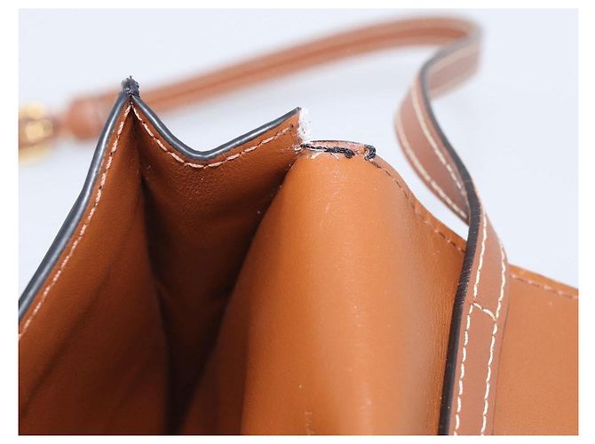 Céline CELINE Macadam Canvas Triomphe Vertical Mobile Pouch PVC Brown Gold - Ansicht 21