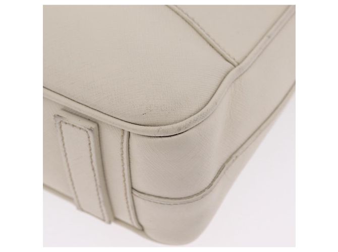 PRADA Business-Tasche Saffiano-Leder White Silver - Ansicht 15