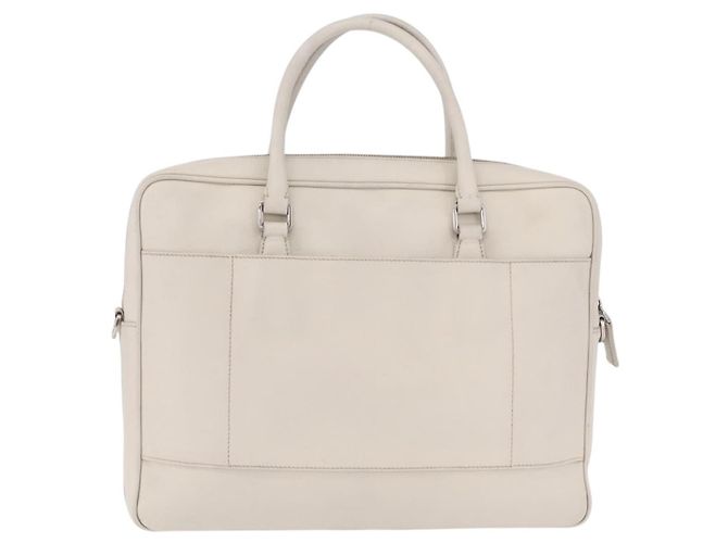PRADA Business-Tasche Saffiano-Leder White Silver - Ansicht 3