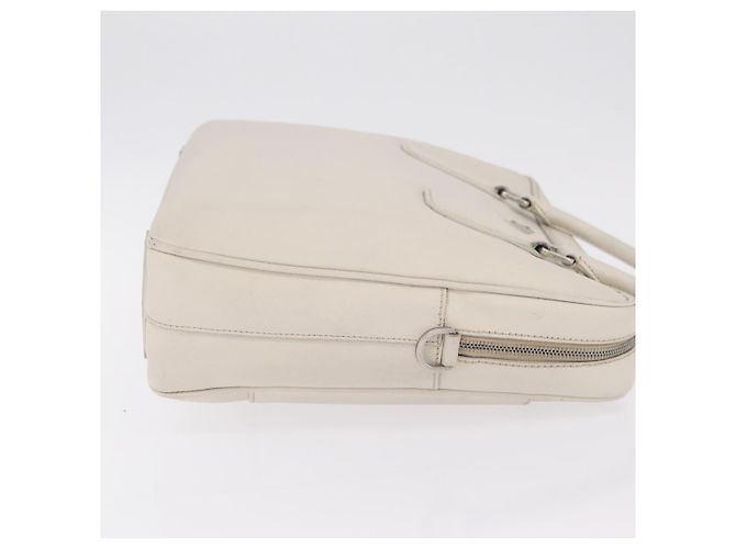 PRADA Business-Tasche Saffiano-Leder White Silver - Ansicht 4