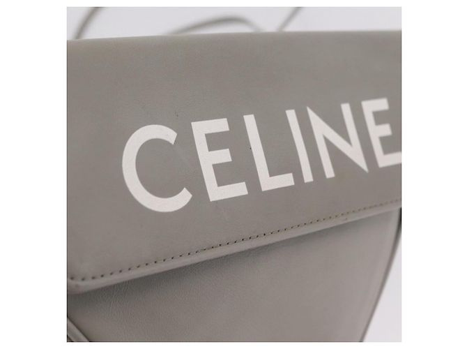Céline CELINE Triangle Bag Leather Gray - Ansicht 15