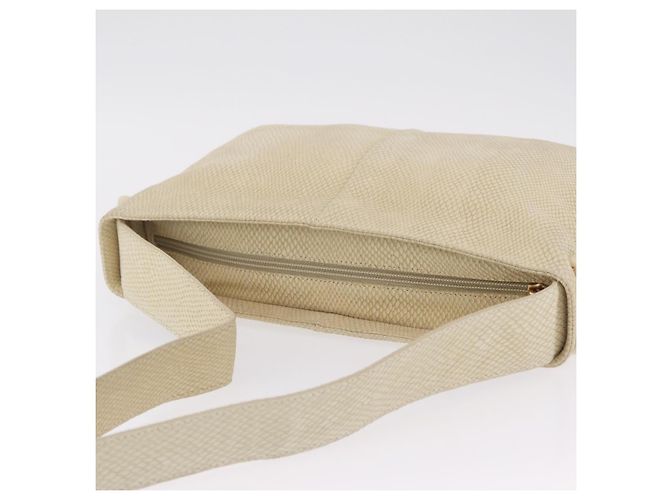 Bolsa de Ombro LOEWE em Camurça Marfim Dourado - vista 6