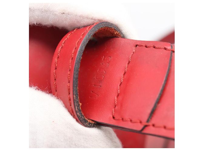 LOUIS VUITTON Epi Sac Depaule PM Shoulder Bag Red M80207 LV - vista 18