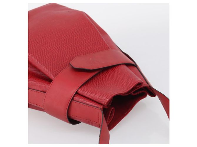 LOUIS VUITTON Epi Sac Depaule PM Shoulder Bag Red M80207 LV - vista 6