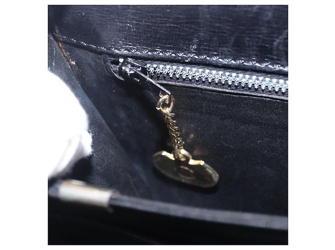 Céline CELINE Horse Carriage Shoulder Bag Leather Black Gold - vista 25