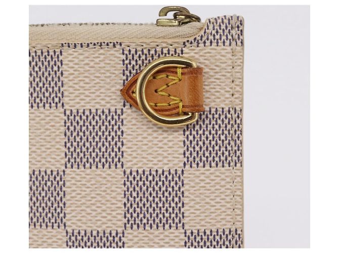 LOUIS VUITTON Damier Azur Neverfull MM Pouch LV - vista 12