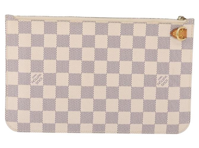LOUIS VUITTON Damier Azur Neverfull MM Pouch LV - vista 3