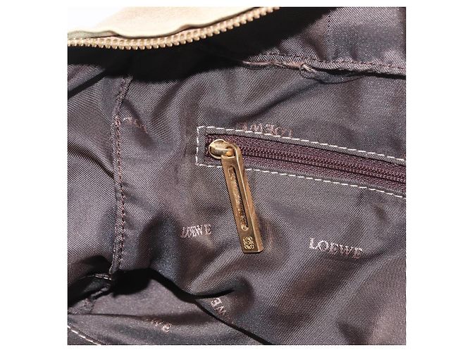 LOEWE Anagram Amazona 28 Hand Bag Leather Gold - vista 21