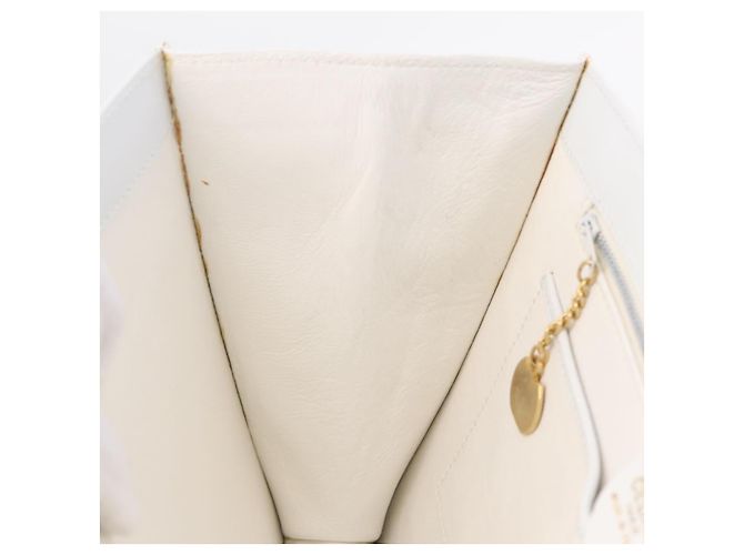 Céline CELINE Shoulder Bag Leather White Gold - vista 23