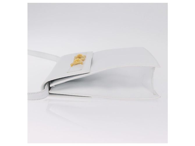 Céline CELINE Shoulder Bag Leather White Gold - vista 5