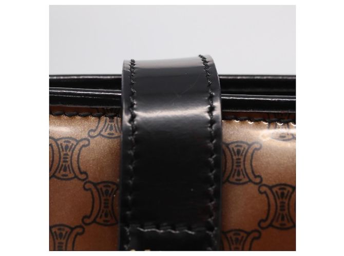 Céline CELINE Macadam Tote Bag PVC Braun Goldfarben - Ansicht 15