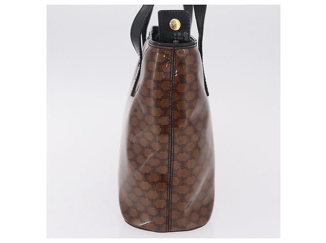 Céline CELINE Macadam Tote Bag PVC Braun Goldfarben - Ansicht 4