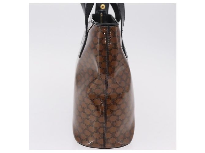 Céline CELINE Macadam Tote Bag PVC Braun Goldfarben - Ansicht 5