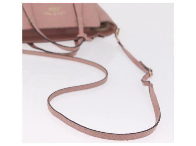 GUCCI Hand Bag Leather 2way Pink Gold Tone 368827 - vista 12