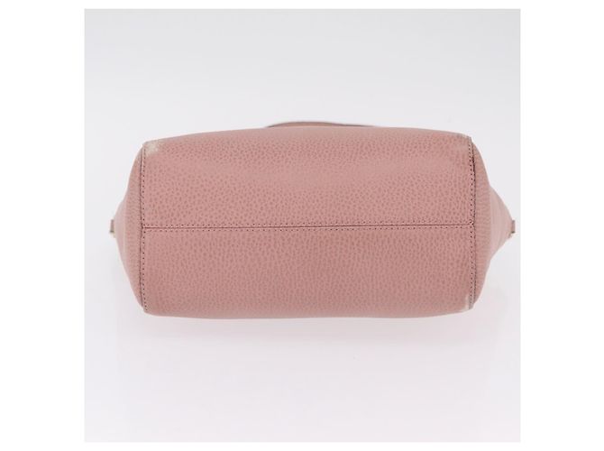 GUCCI Hand Bag Leather 2way Pink Gold Tone 368827 - vista 16