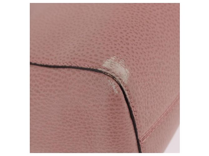 GUCCI Hand Bag Leather 2way Pink Gold Tone 368827 - vista 17