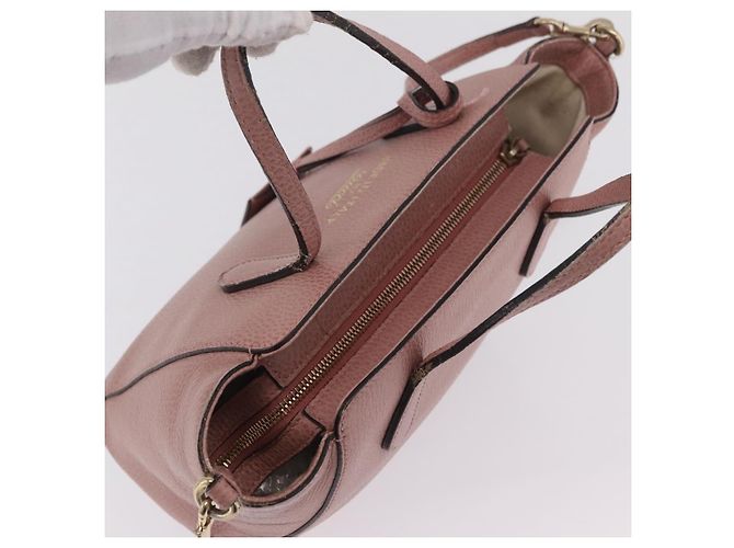 GUCCI Hand Bag Leather 2way Pink Gold Tone 368827 - vista 6