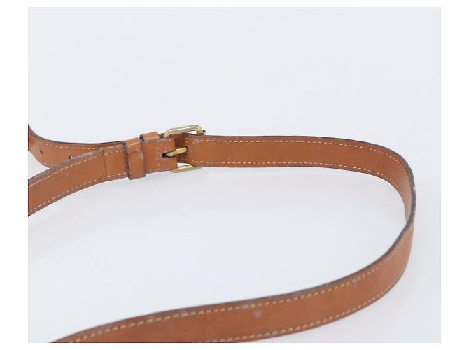 Céline CELINE Macadam Canvas Shoulder Bag PVC Leather Brown Gold - vista 10