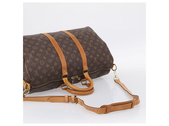 LOUIS VUITTON Monogram Keepall Bandouliere 45 Boston Bag M41418 LV - vista 10