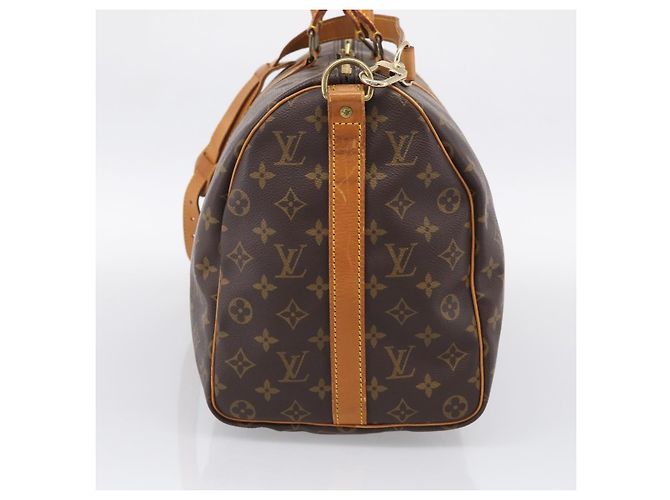 LOUIS VUITTON Monogram Keepall Bandouliere 45 Boston Bag M41418 LV - vista 4