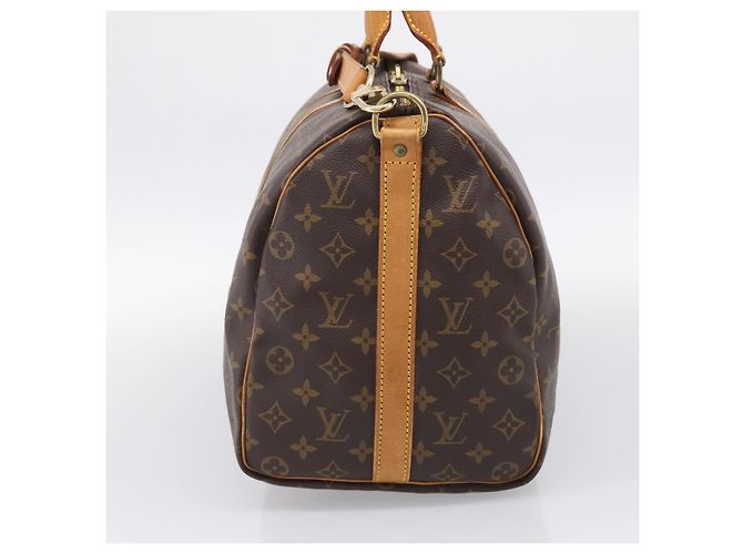 LOUIS VUITTON Monogram Keepall Bandouliere 45 Boston Bag M41418 LV - vista 5