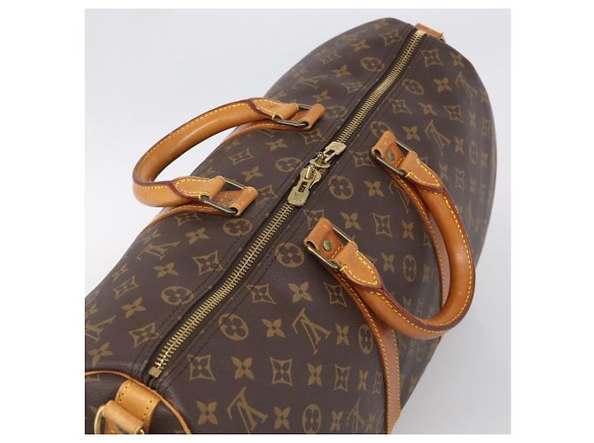 LOUIS VUITTON Monogram Keepall Bandouliere 45 Boston Bag M41418 LV - vista 6