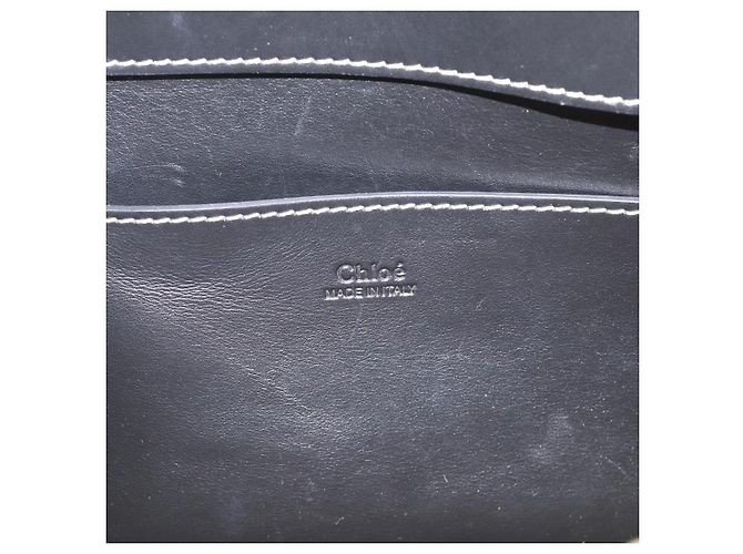 Chloé Chloe Woody Hand Bag Raffia 2way Beige Gold Tone - vista 17