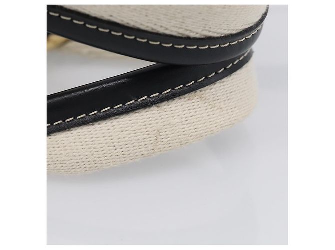 Chloé Chloe Woody Hand Bag Raffia 2way Beige Gold Tone - vista 8