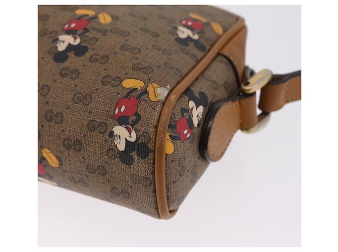 GUCCI x Disney MicroGG Mickey Mouse Shoulder Bag PVC Beige Gold - vista 15