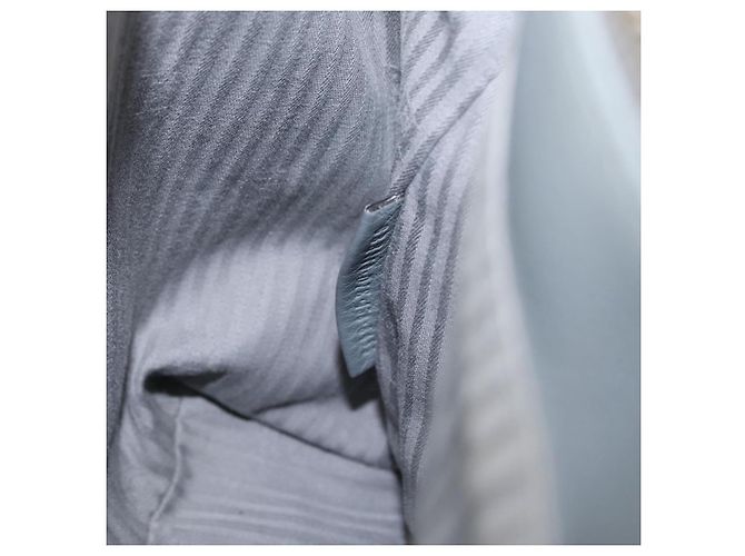FENDI 2Jours Handtasche Leder 2way Blau Silber - Ansicht 28