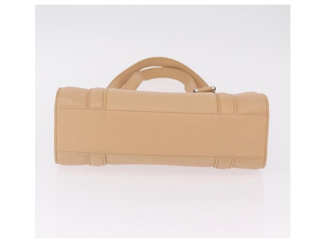 Cartier Tote Bag Leather Beige Silver - vista 10