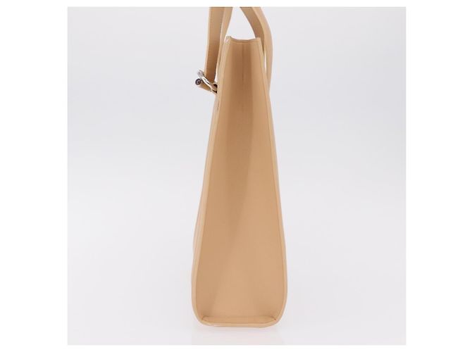 Cartier Tote Bag Leather Beige Silver - vista 4
