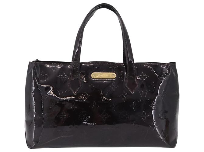 LOUIS VUITTON Monogram Vernis Wilshire PM Tasche Amarante M93641 LV - Ansicht 2