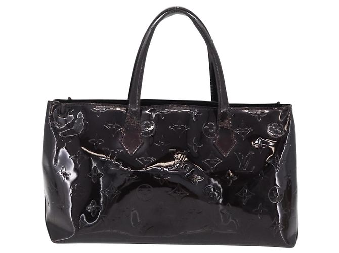 LOUIS VUITTON Monogram Vernis Wilshire PM Tasche Amarante M93641 LV - Ansicht 3