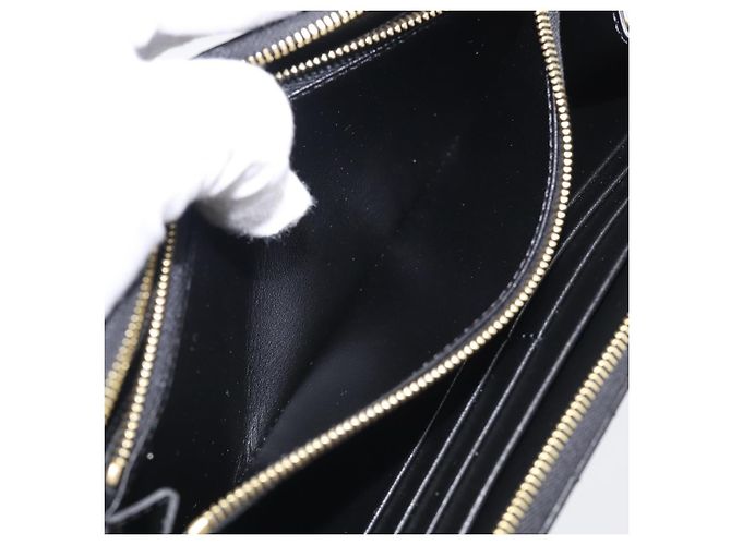 Céline CELINE Carteira Longa em Couro Gold Black - vista 18