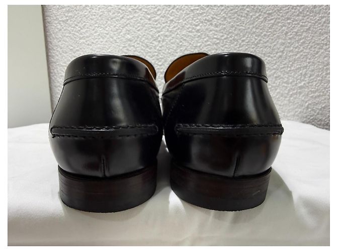 Mocassini Gucci Horsebit in pelle nera - vista 10