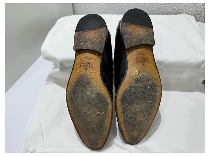 Mocassini Gucci Horsebit in pelle nera - vista 13