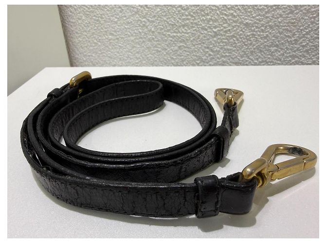 Prada Nappa Gaufre Mini Leather Crossbody Bag Black - view 15