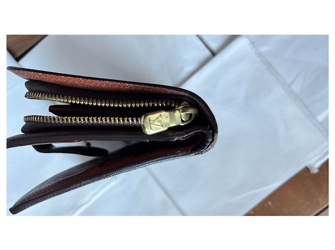 Louis Vuitton portafoglio con zip Monogram toile marrone - vista 15