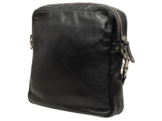 Borsa crossbody Gucci in vitello nero - vista 2