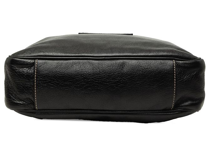 Borsa crossbody Gucci in vitello nero - vista 3