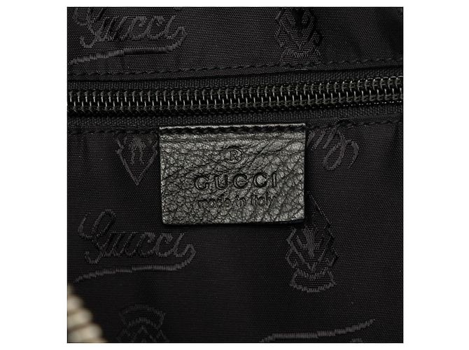 Borsa crossbody Gucci in vitello nero - vista 5