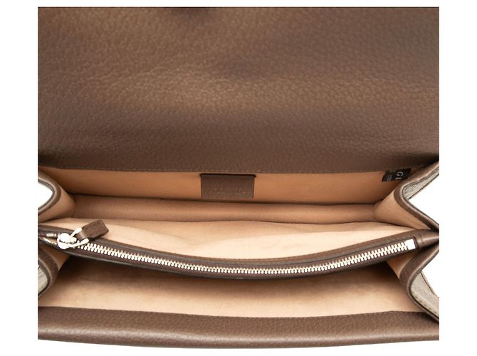 Borsa Gucci Beige GG Supreme Dionysus Top Handle - vista 4