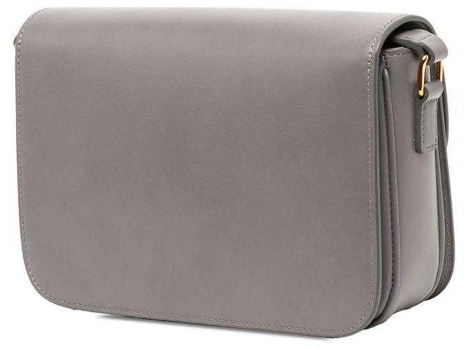 Céline Celine Gray Classique Shiny Calfskin Triomphe Crossbody - Ansicht 2